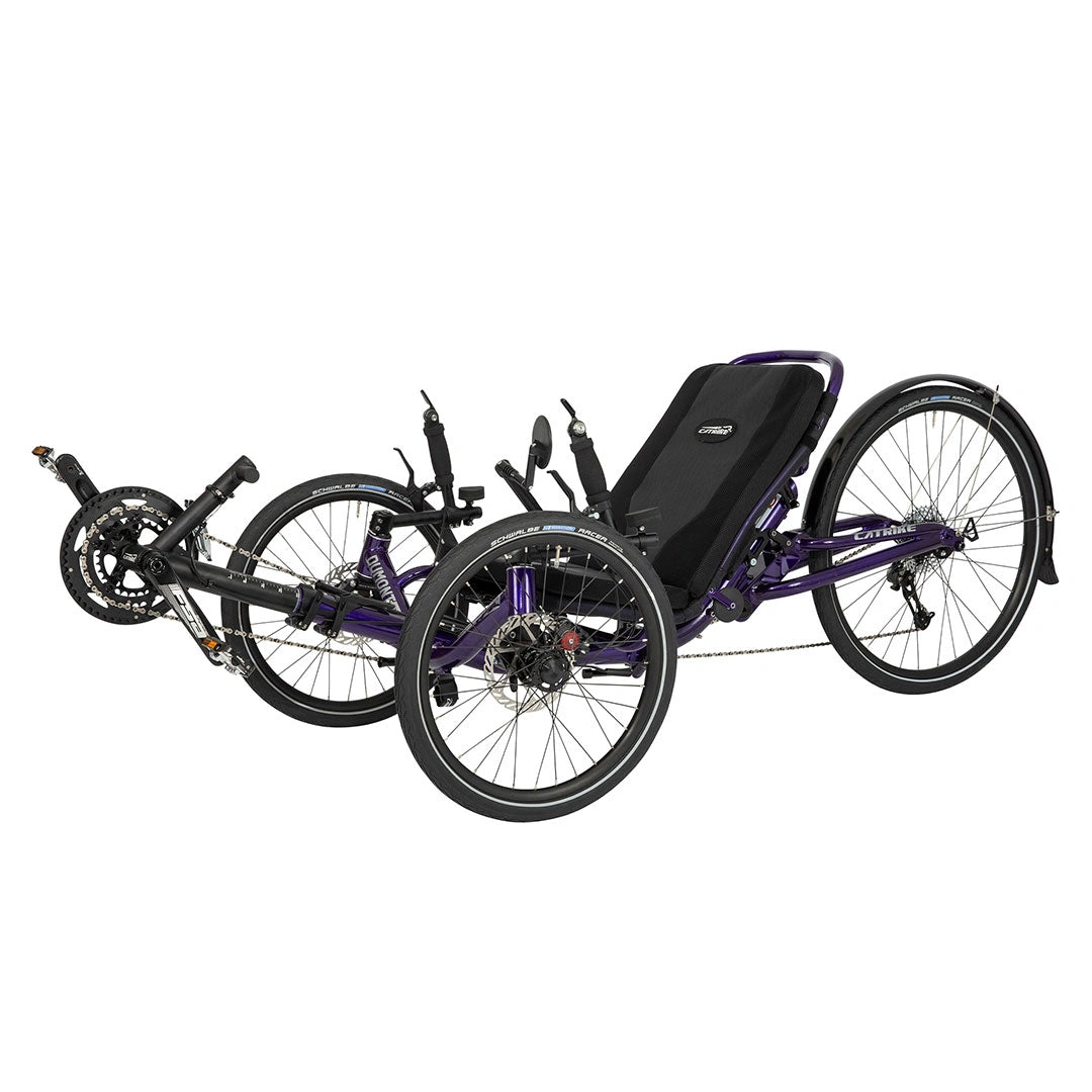 Catrike Dumont: L'ultime tricycle couché pour l'aventure, agile et confortable, prêt à conquérir le bitume ou les sentiers.